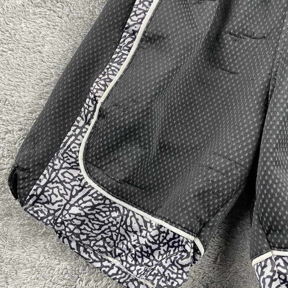 Jordan Black Cement Shorts Jersey Kids Youth XS White Gray Dri-Fit - Picture 3 of 13
